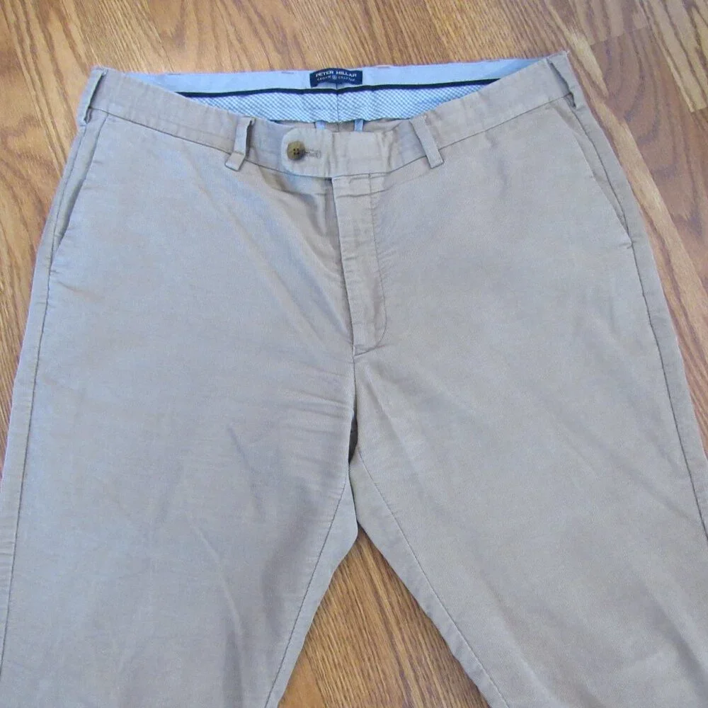 Peter‎ Millar Crown Crafted Beige Corduroy Pants 36x32